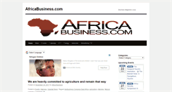 Desktop Screenshot of africabusiness.com